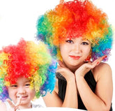 Peluca Afro Colores Halloween Disfraz Fiestas Hora Loca